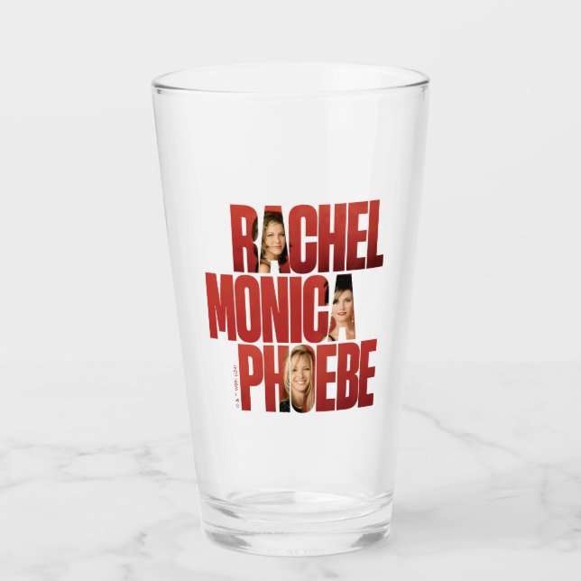 FRIENDS™ | Rachel, Monica & Phoebe Glas (Vorderseite)