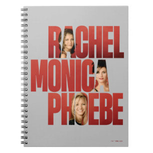 FRIENDS™   Rachel, Monica & Phoebe Notizblock