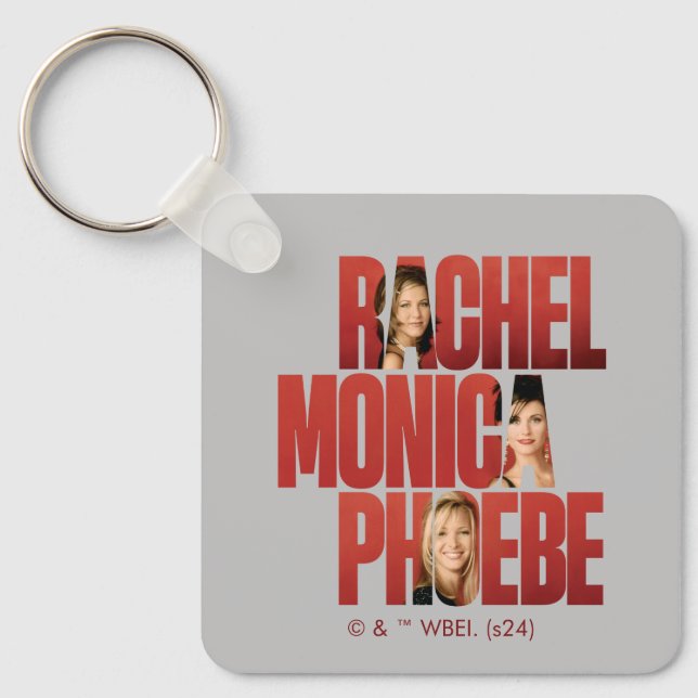 FRIENDS™ | Rachel, Monica & Phoebe Schlüsselanhänger (Vorderseite)