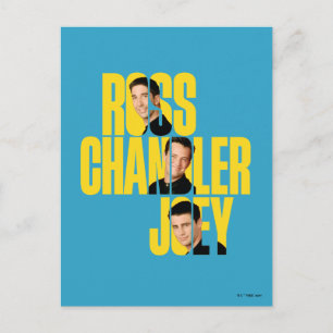 FRIENDS™ Ross, Chandler & Joey Postkarte