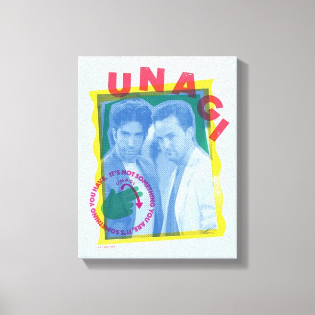FRIENDS™ | Ross & Chandler - Unagi Leinwanddruck (Vorderseite)