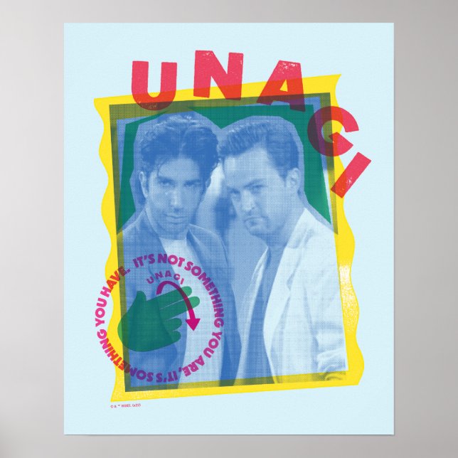 FRIENDS™ | Ross & Chandler - Unagi Poster (Vorne)