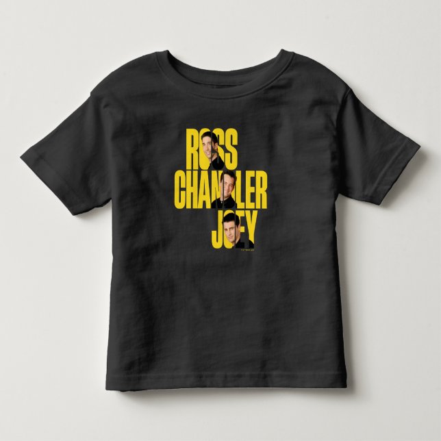 FRIENDS™ | Ross, Chandler und Joey Kleinkind T-shirt (Vorderseite)