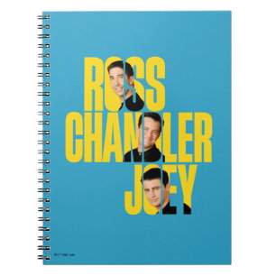 FRIENDS™   Ross, Chandler und Joey Notizblock