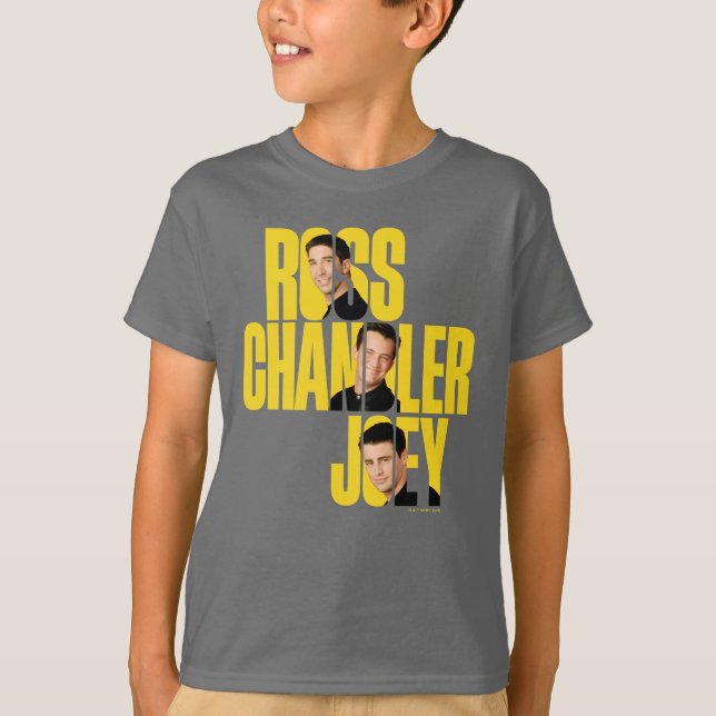 FRIENDS™ | Ross, Chandler und Joey T-Shirt (Vorderseite)