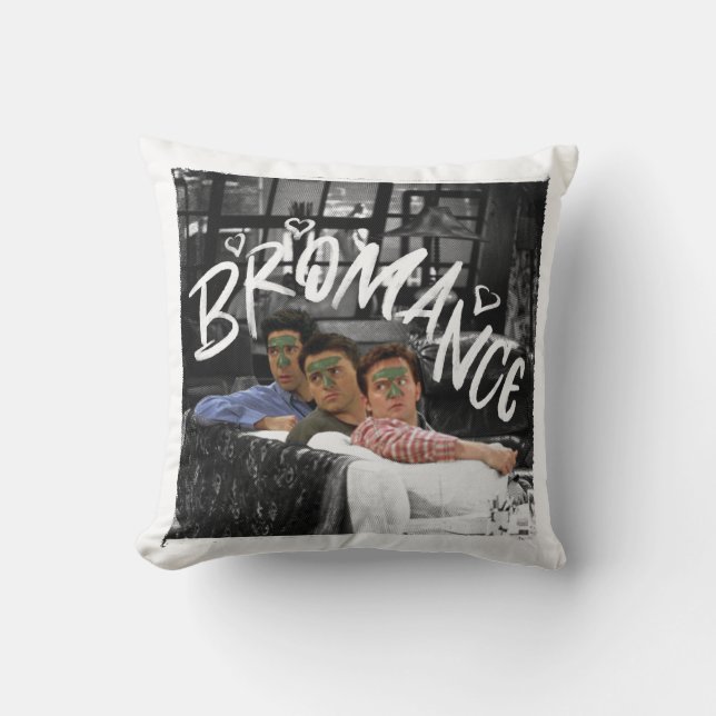 FRIENDS™ | Ross, Joey & Chandler Bromance Kissen (Vorderseite)
