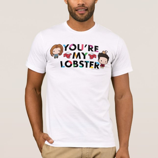 FRIENDS™ | Ross & Rachel Lobster Chibi T-Shirt (Vorderseite)