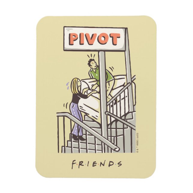 FRIENDS™ | Ross und Rachel PIVOT Magnet (Vertikal)