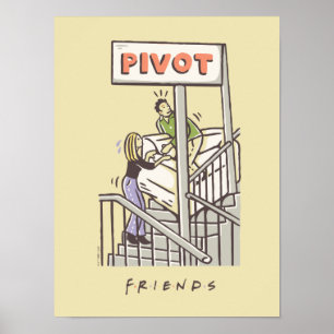 FRIENDS™   Ross und Rachel PIVOT Poster