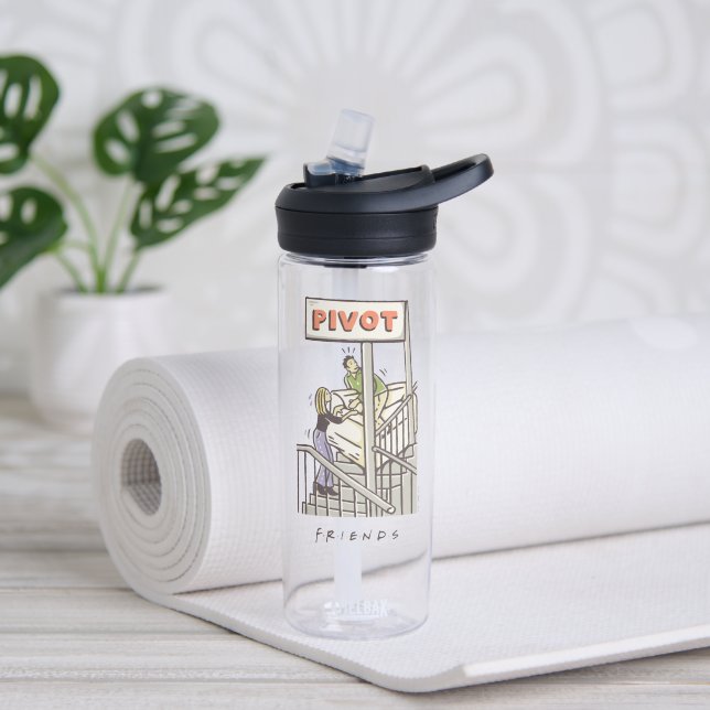 FRIENDS™ | Ross und Rachel PIVOT Trinkflasche (Yoga)