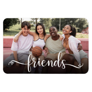 Friends Script Foto Magnet