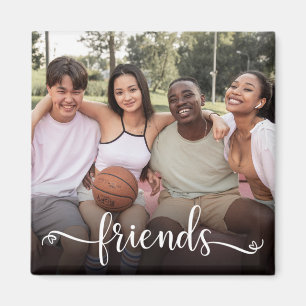 Friends Script Foto Magnet