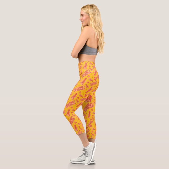 FRIENDS™ | Sie sind mein Hummer-Muster Capri Leggings (Links)