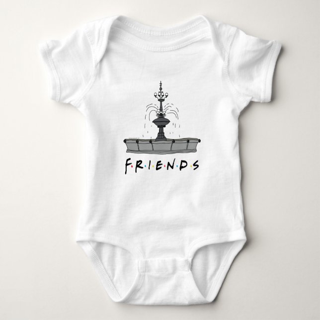 FRIENDS™-Springbrunnen Baby Strampler (Vorderseite)