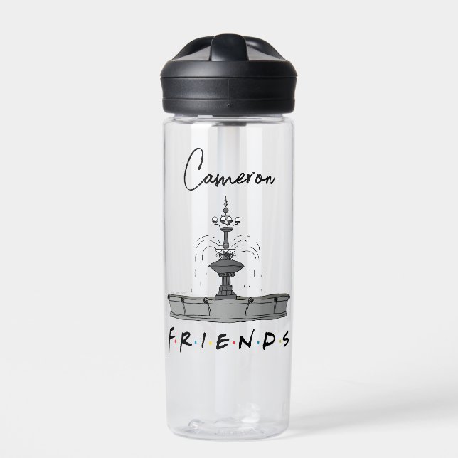 FRIENDS™-Springbrunnen | Name hinzufügen Trinkflasche (Vorderseite)