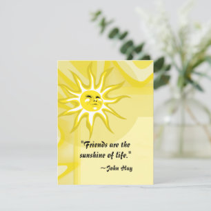 Friends Sunshine Citer Carte de voeux personnalisé