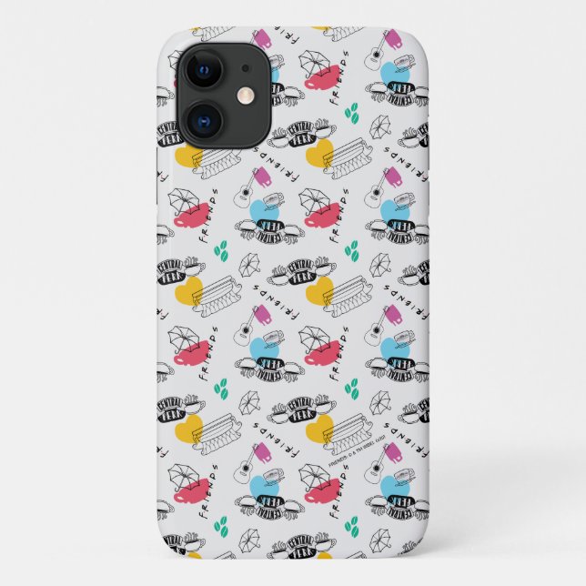 FRIENDS™ | Symbol Muster Case-Mate iPhone Hülle (Rückseite)