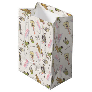 FRIENDS™ Tan Cartoon Muster Mittlere Geschenktüte