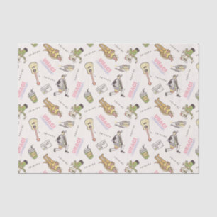 FRIENDS™ Tan Cartoon Muster Seidenpapier