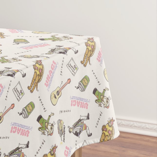FRIENDS™ Tan Cartoon Muster Tischdecke (Beispiel)