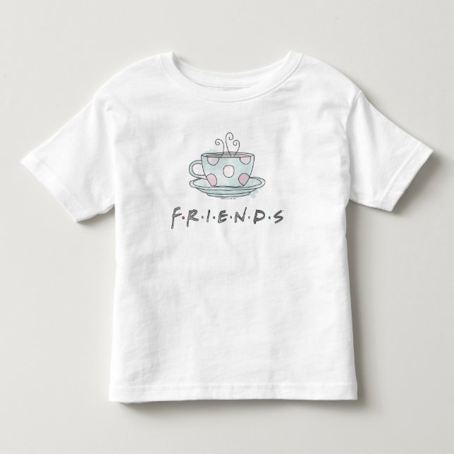 FRIENDS™ | Tasse Kaffee Wasserfarbe Kleinkind T-shirt (Vorderseite)