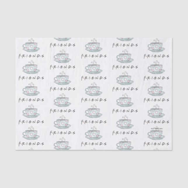 FRIENDS™ | Tasse Kaffee Wasserfarbe Seidenpapier (Vorderseite)