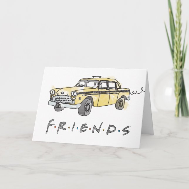 FRIENDS™ | Taxi Cab Karte (Vorderseite)
