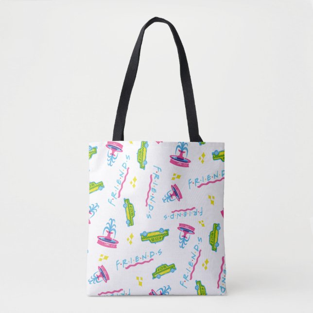 FRIENDS™ Taxis und Wasserfontänen Tasche (Vorderseite)