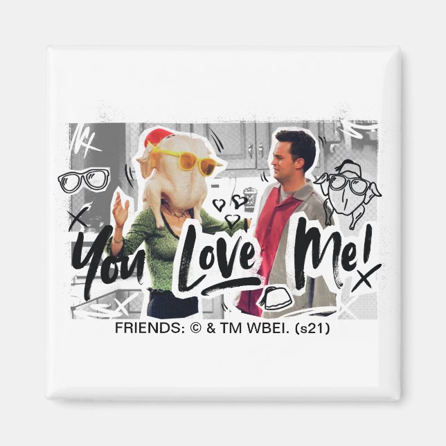 FRIENDS™ | Thanksgiving Turkey Head Monica Magnet (Vorne)