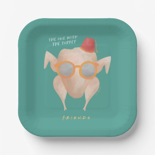 FRIENDS™ | The One with the Turkey Pappteller (Vorderseite)