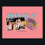 FRIENDS™ | Treffen Sie mich in Central Perk Poster<br><div class="desc">Diese FRIENDS™ Grafik zeigt Rachel und Phoebe bei Central Perk.</div>