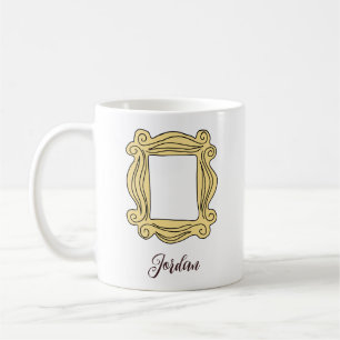 FRIENDS™   Türspion-Rahmen   Fügen Sie Ihren Namen Kaffeetasse