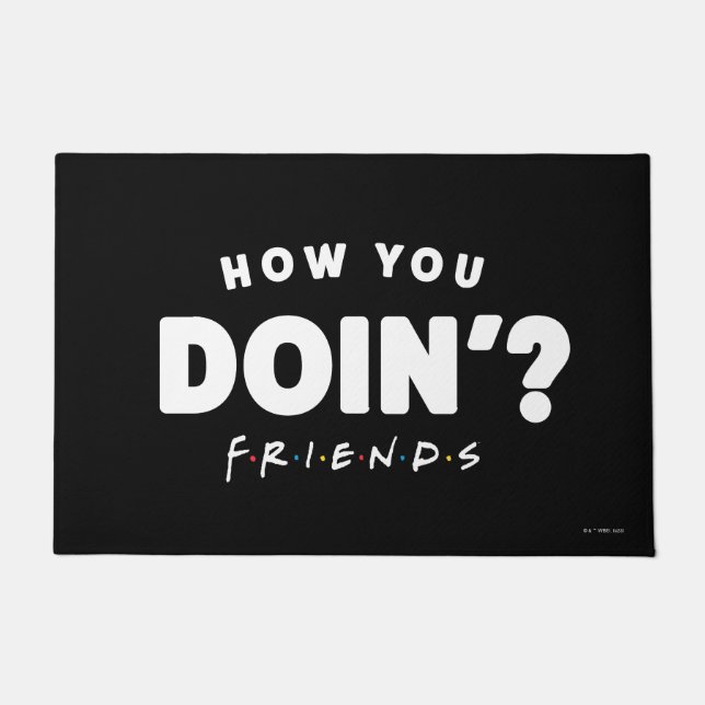 FRIENDS™ TV-Serie | Wie geht es Ihnen? Fußmatte (Vorderseite)