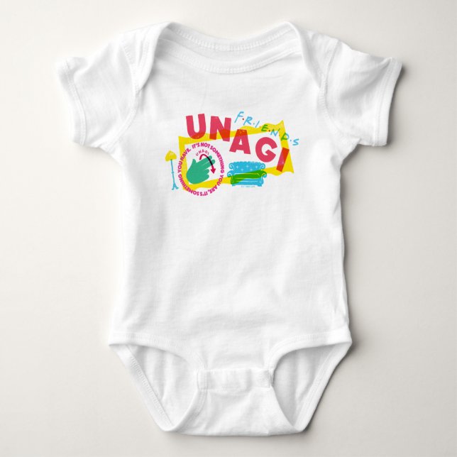 FRIENDS™ Unagi Baby Strampler (Vorderseite)