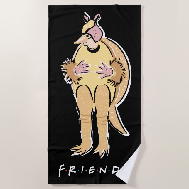 FRIENDS™ | Urlaub Armadillo Strandtuch (Vorderseite)
