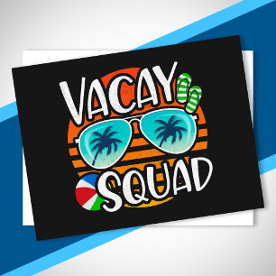 Friends Vacation - Paare Ausflug - Familienurlaub Postkarte