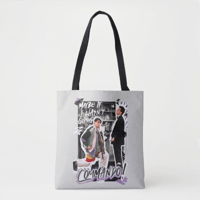 FRIENDS™ | Vielleicht, wenn ich nicht Kommando hät Tasche (Vorderseite)