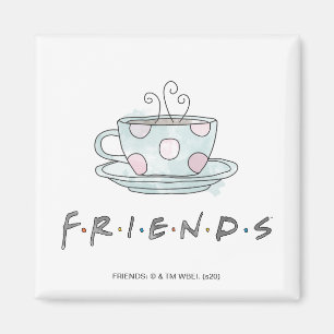FRIENDS™ Wassermalerei-Kaffeetasse Magnet
