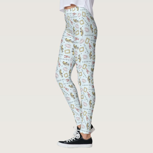 FRIENDS™ Watercolor Icons Muster Leggings (Links)