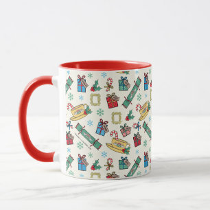 FRIENDS™   Weihnachts-Icon-Muster Tasse