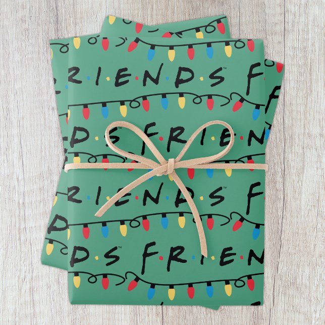 FRIENDS™ | Weihnachtsbeleuchtung - Logo Geschenkpapier Set (Von Creator hochgeladen)