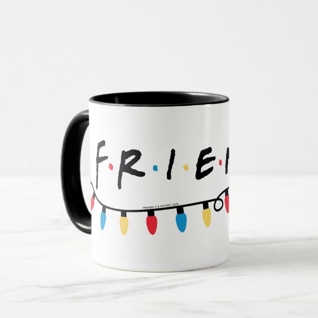 FRIENDS™ | Weihnachtsbeleuchtung - Logo Tasse (Vorderseite Links)