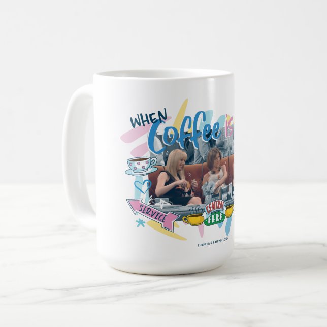 FRIENDS™ | Wenn Kaffee im Leben ist Kaffeetasse (Vorderseite Links)