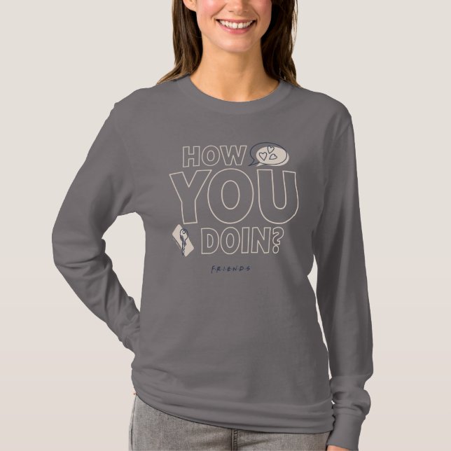 FRIENDS™ | Wie geht es Ihnen? T-Shirt (Vorderseite)