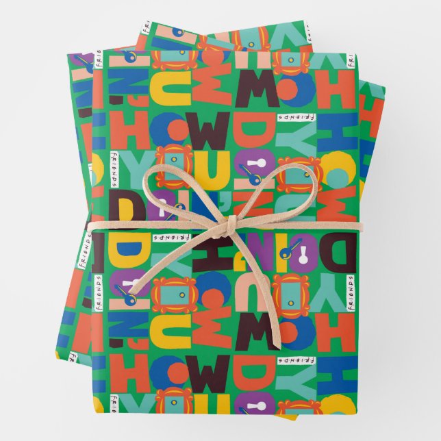 FRIENDS™ | Wie Sie das dynamische Muster machen Geschenkpapier Set (Beispiel)