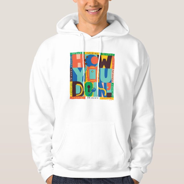FRIENDS™ | Wie Sie tun' - Vibrant Graphic Hoodie (Vorderseite)