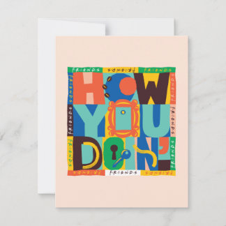 FRIENDS™ | Wie Sie tun' - Vibrant Graphic Mitteilungskarte