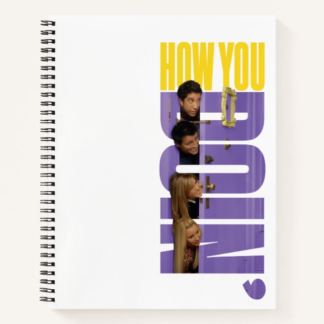FRIENDS™ | Wie Sie vorgehen Notizbuch (Vorderseite)