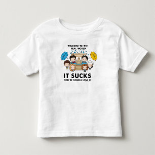FRIENDS™ Willkommen in der realen Welt Chibi Kleinkind T-shirt