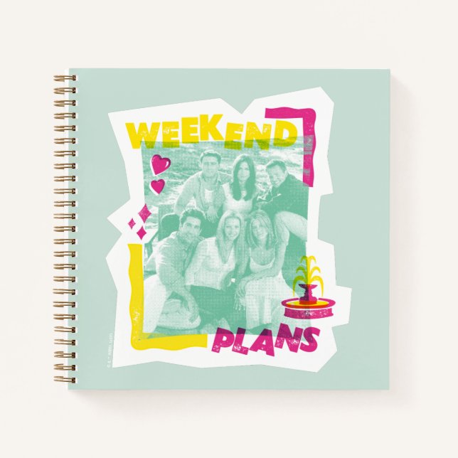 FRIENDS™ | Wochenendpläne Notizbuch (Vorderseite)